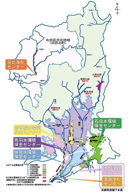 下水道の整備区域