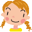女の子の絵