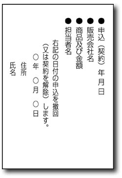 はがきフォーマット裏