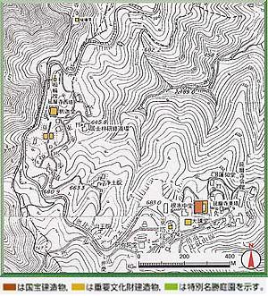 延暦寺の地図