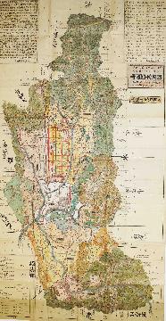 山城国大絵図 安永7年（1778年），個人蔵）