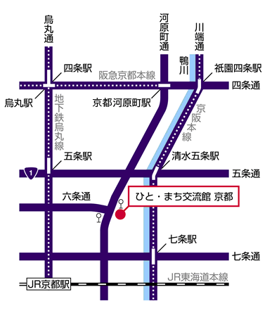 ひと・まち交流館地図