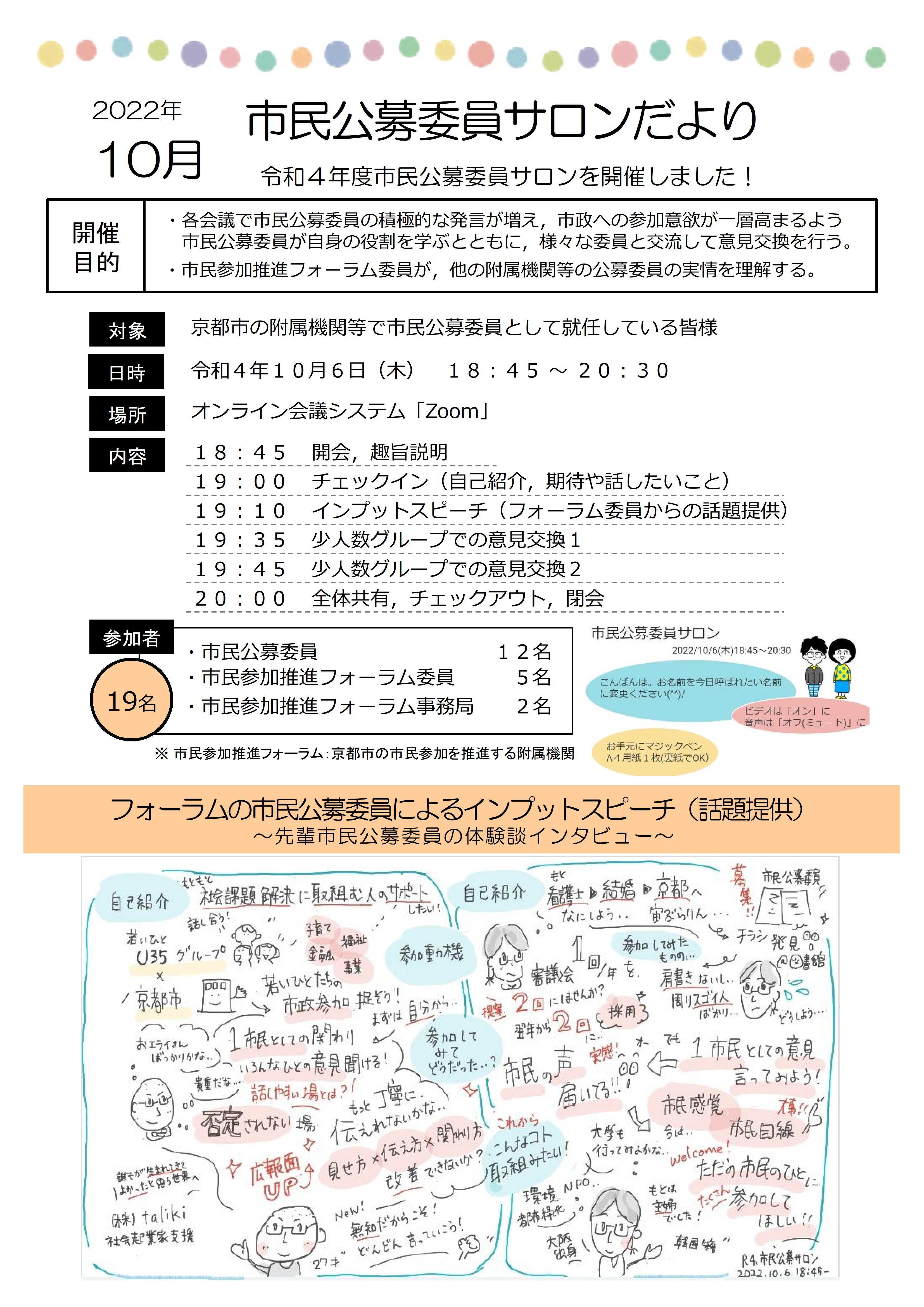 サロンだより表面