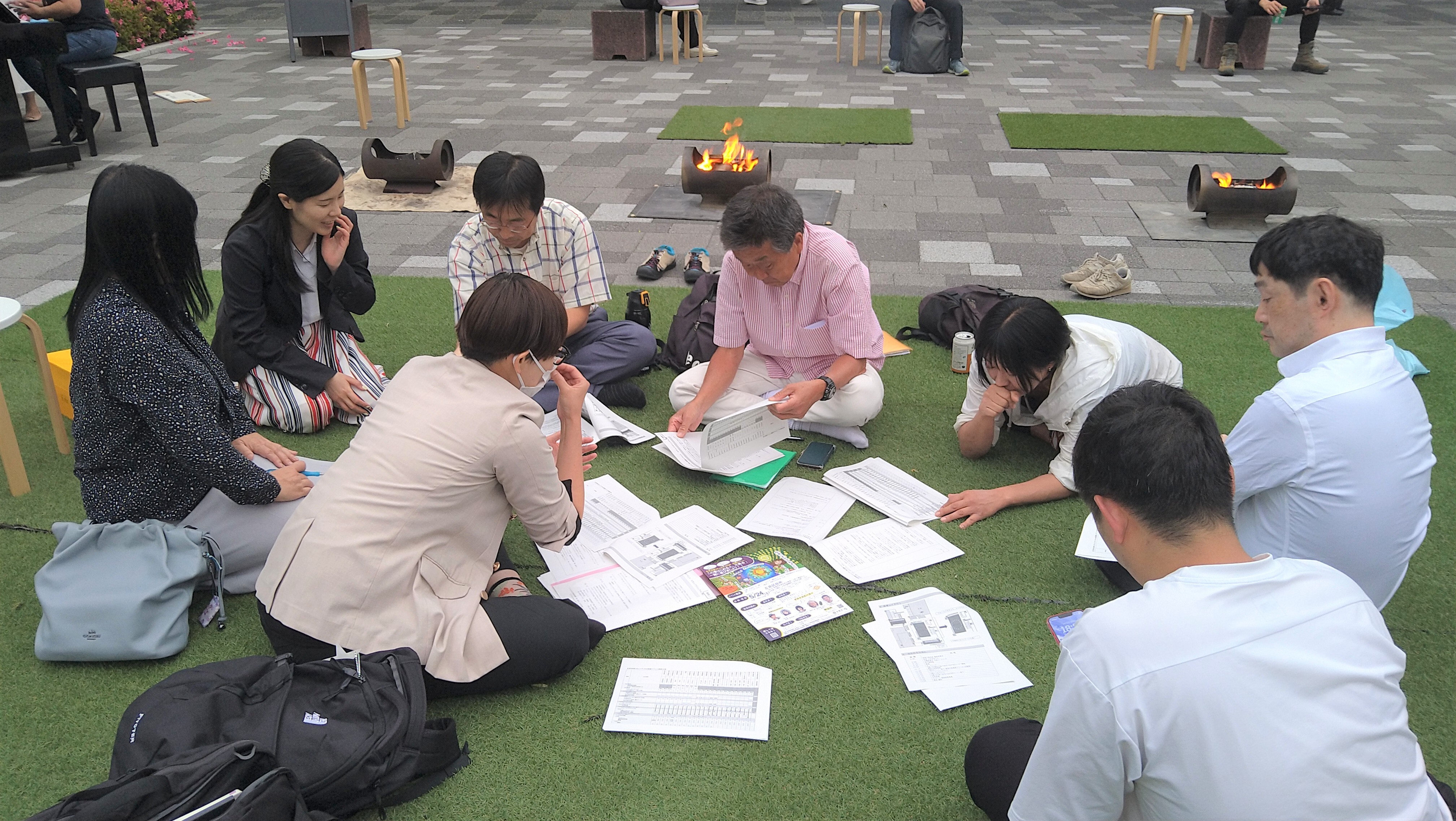 市民の方への相談風景