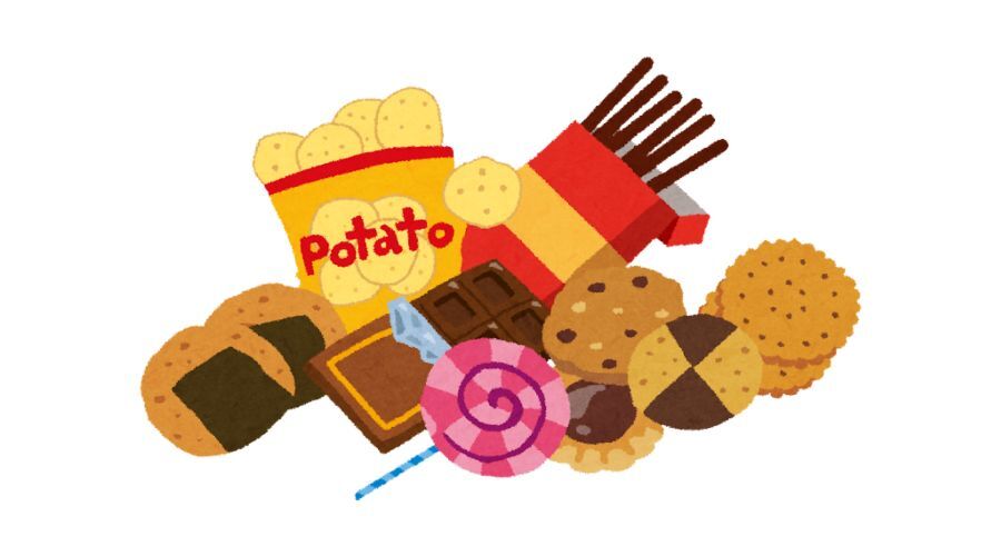 駄菓子のイメージイラスト