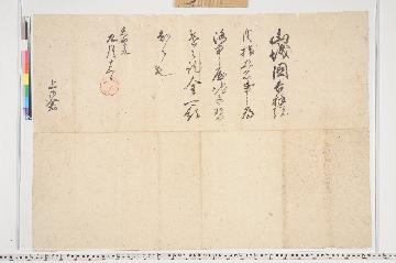 豊臣秀吉朱印状（立入家文書）
