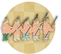 赤衣・鳥兜姿