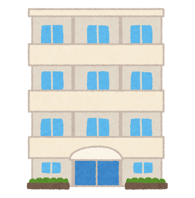 マンションのイラスト