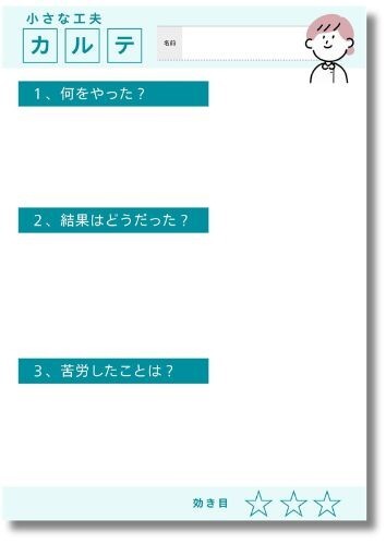 小さな工夫カルテの画像