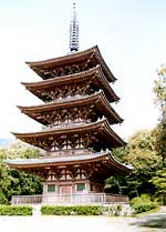 醍醐寺五重塔の写真