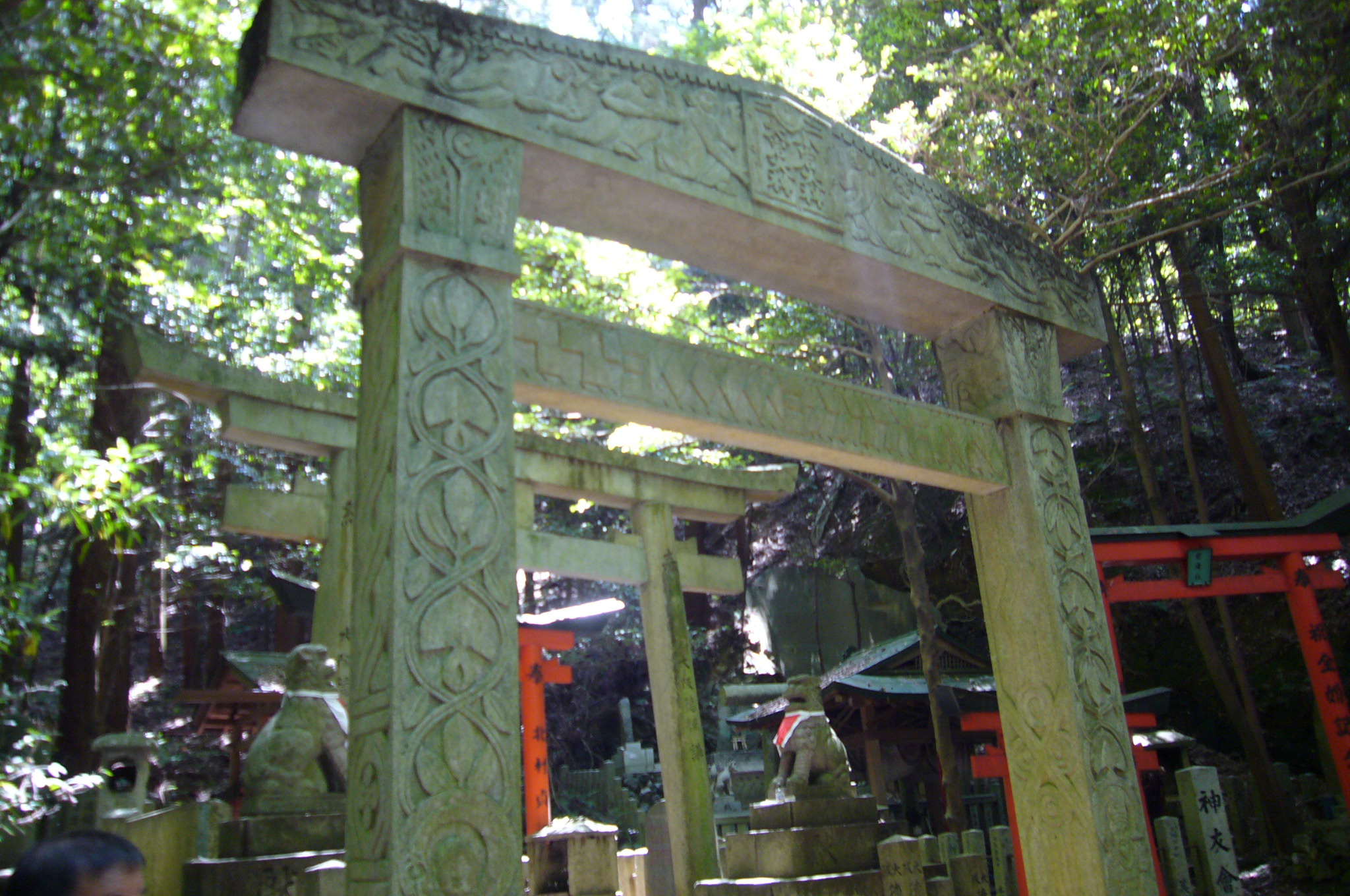 堂本印象石鳥居