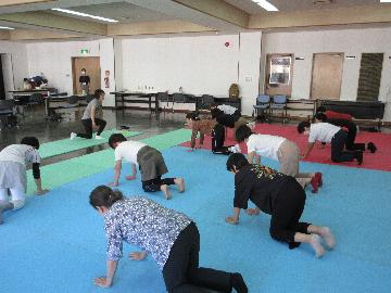 前回の骨粗しょう症予防教室の様子