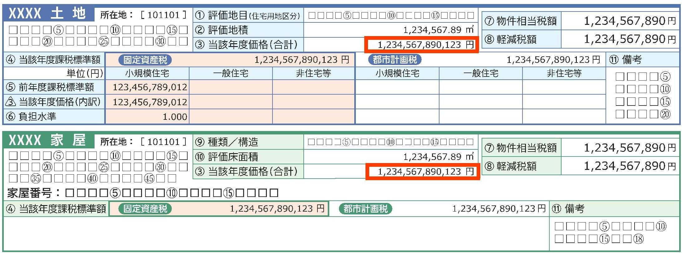 課税明細書