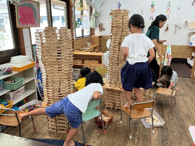 積み木タワー