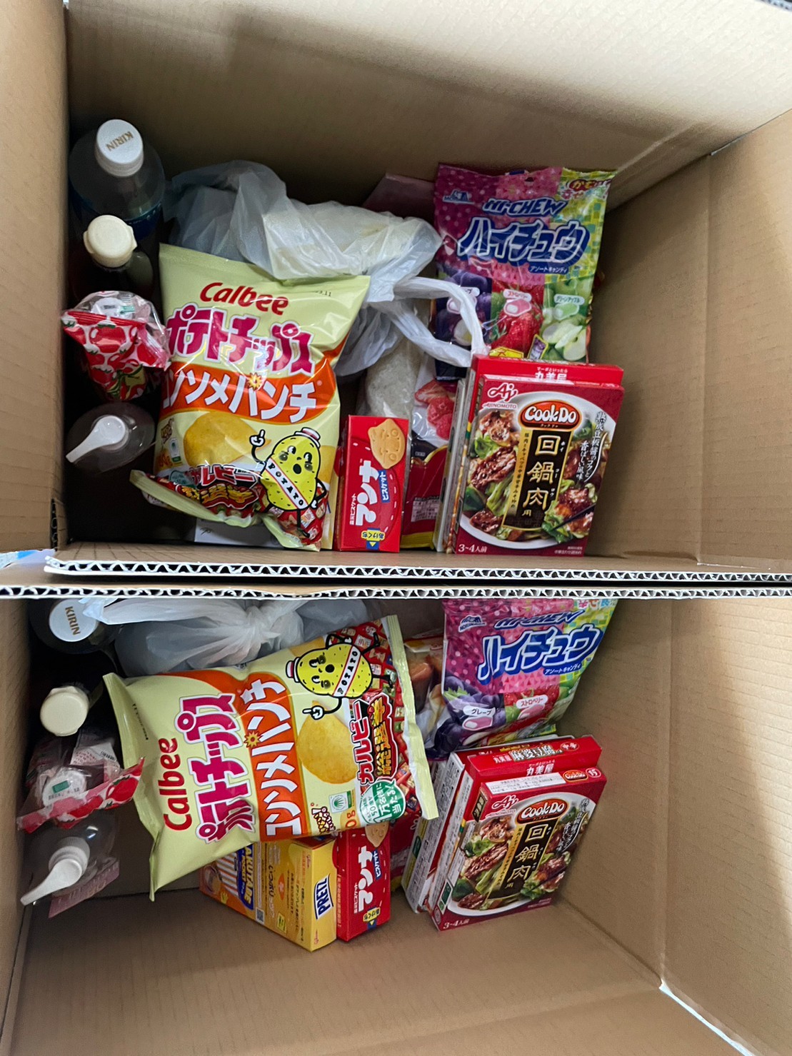 配送する食品の一例