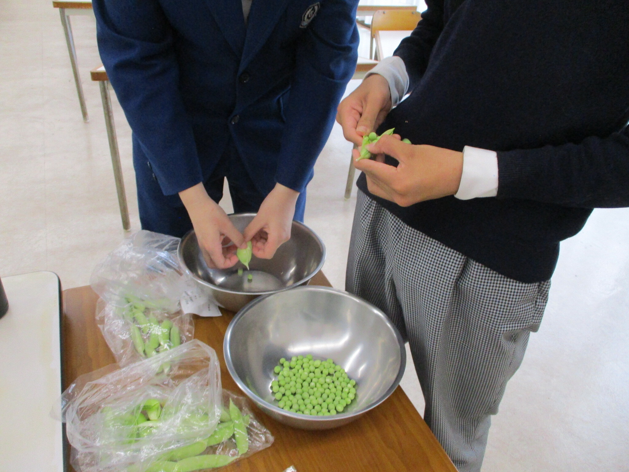 豆むき