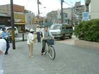 自転車マナーアップ街頭啓発