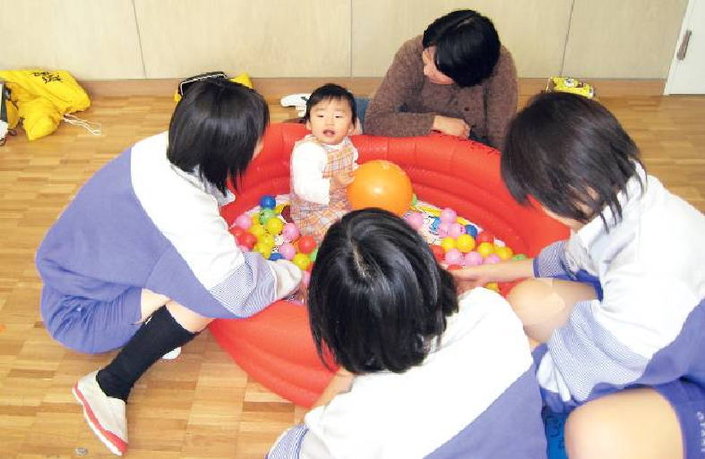 乳幼児の育児学習　様子
