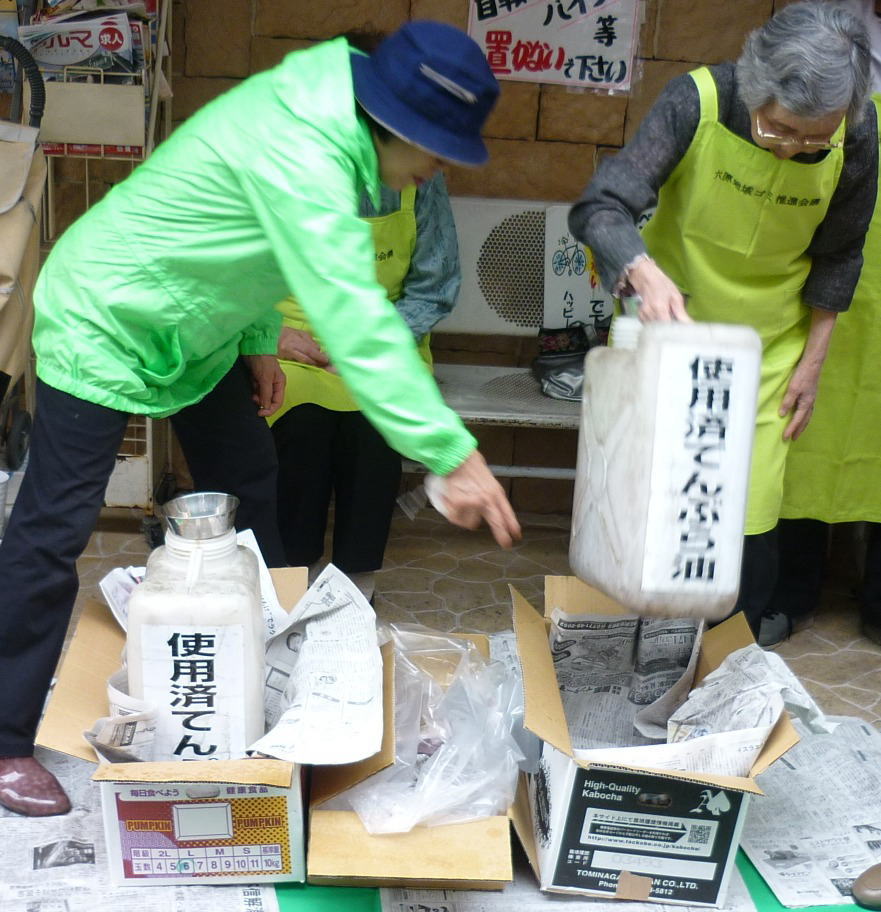 使用済てんぷら油の回収