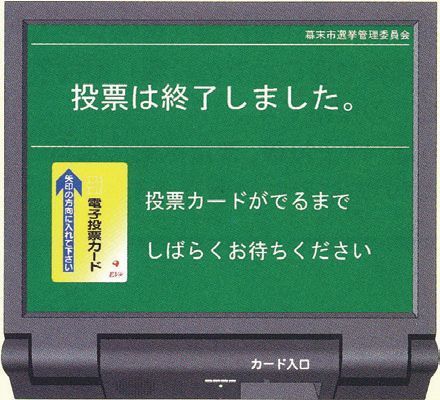 （5）投票は終了です。