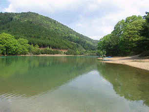 沢の池の全景写真