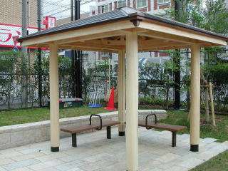 東屋の写真