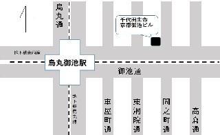 千代田生命京都御池ビル位置図