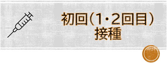初回（1・2回目）接種