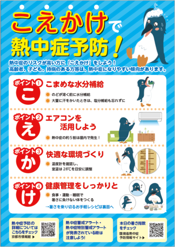 熱中症予防啓発チラシ