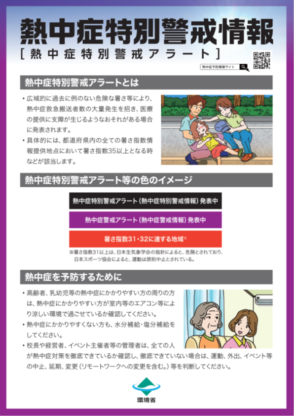 熱中症特別警戒アラート
