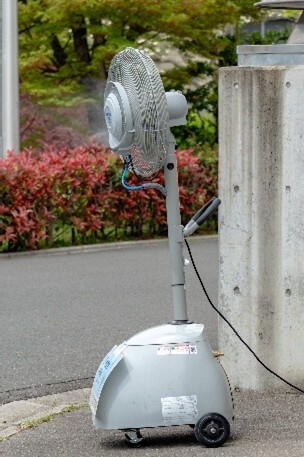 扇風機型ミスト
