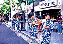 柏鉾の出だし