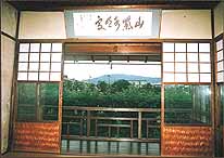 山紫水明処から東山を望む