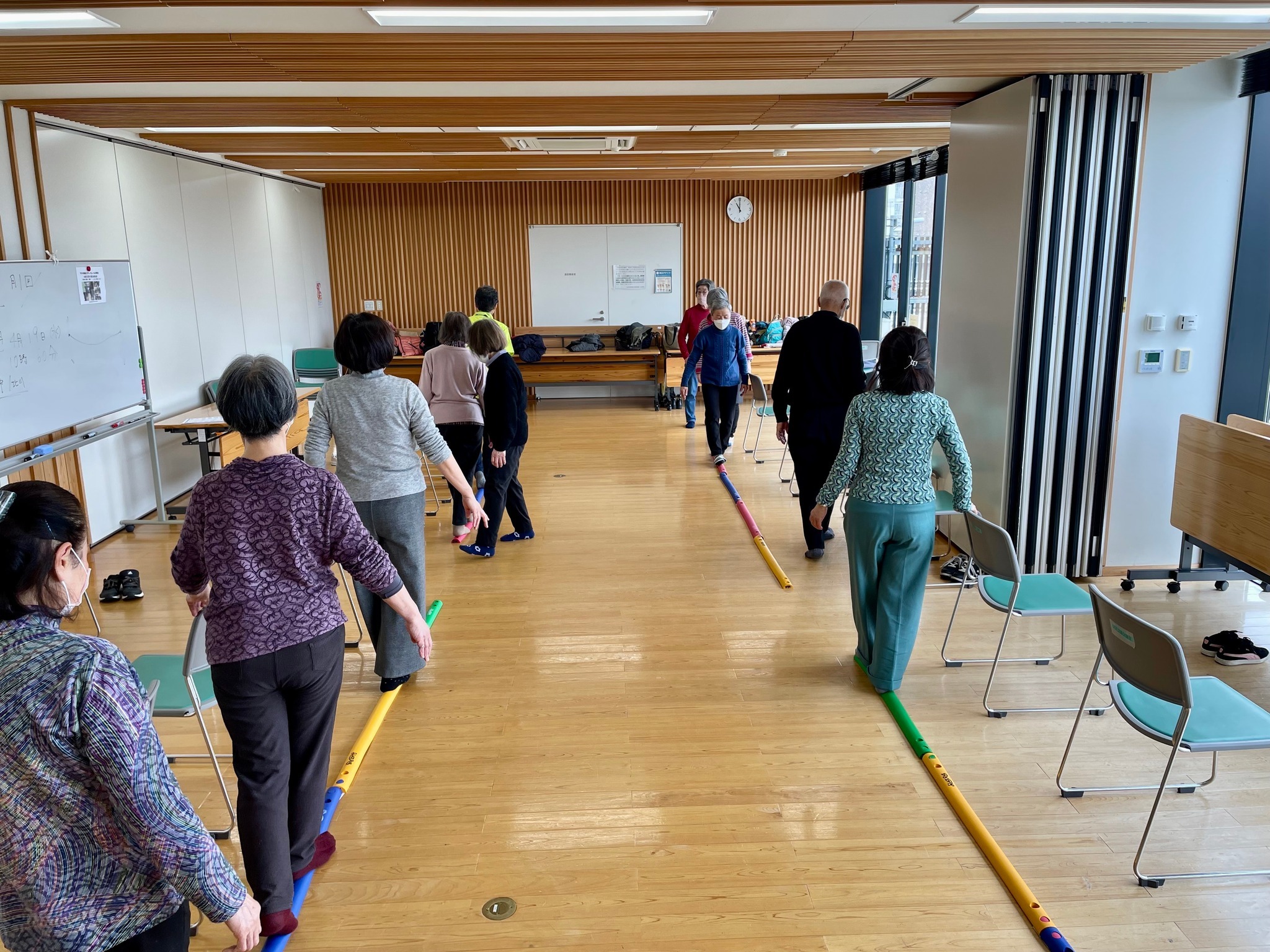 スラックレールを使った運動