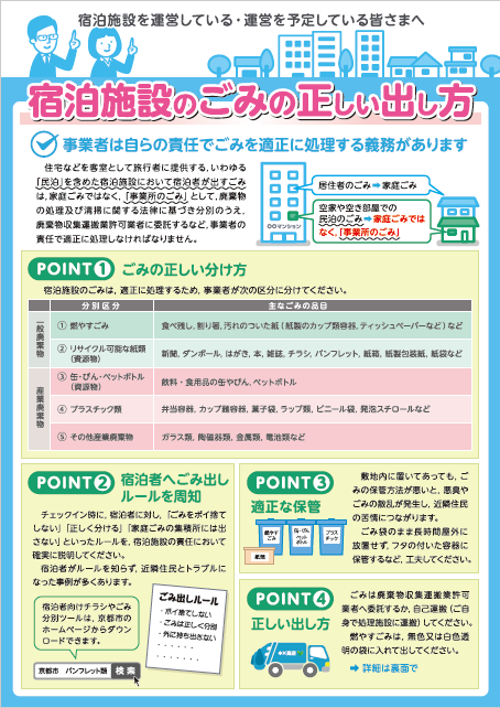 宿泊施設チラシ