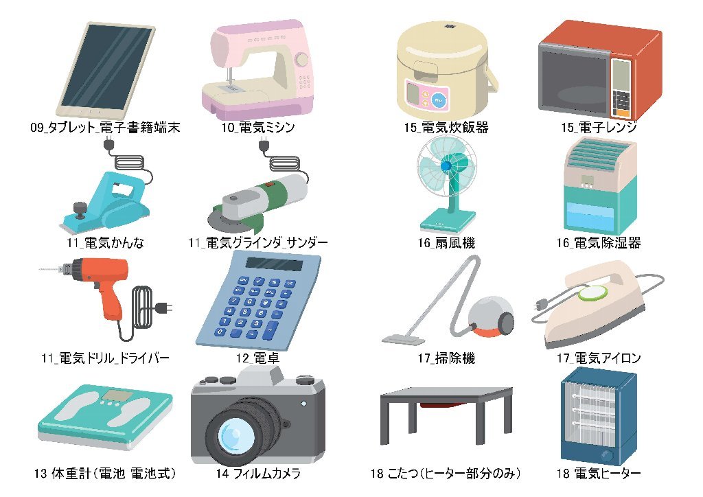 京都市 小型家電の回収 リサイクル