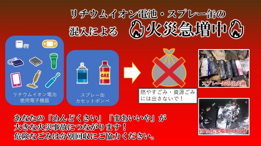 火災事故防止啓発