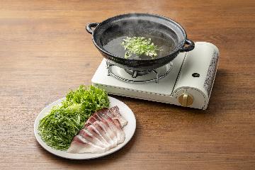 スープも味わう　九条ねぎのぶりねぎしゃぶしゃぶ