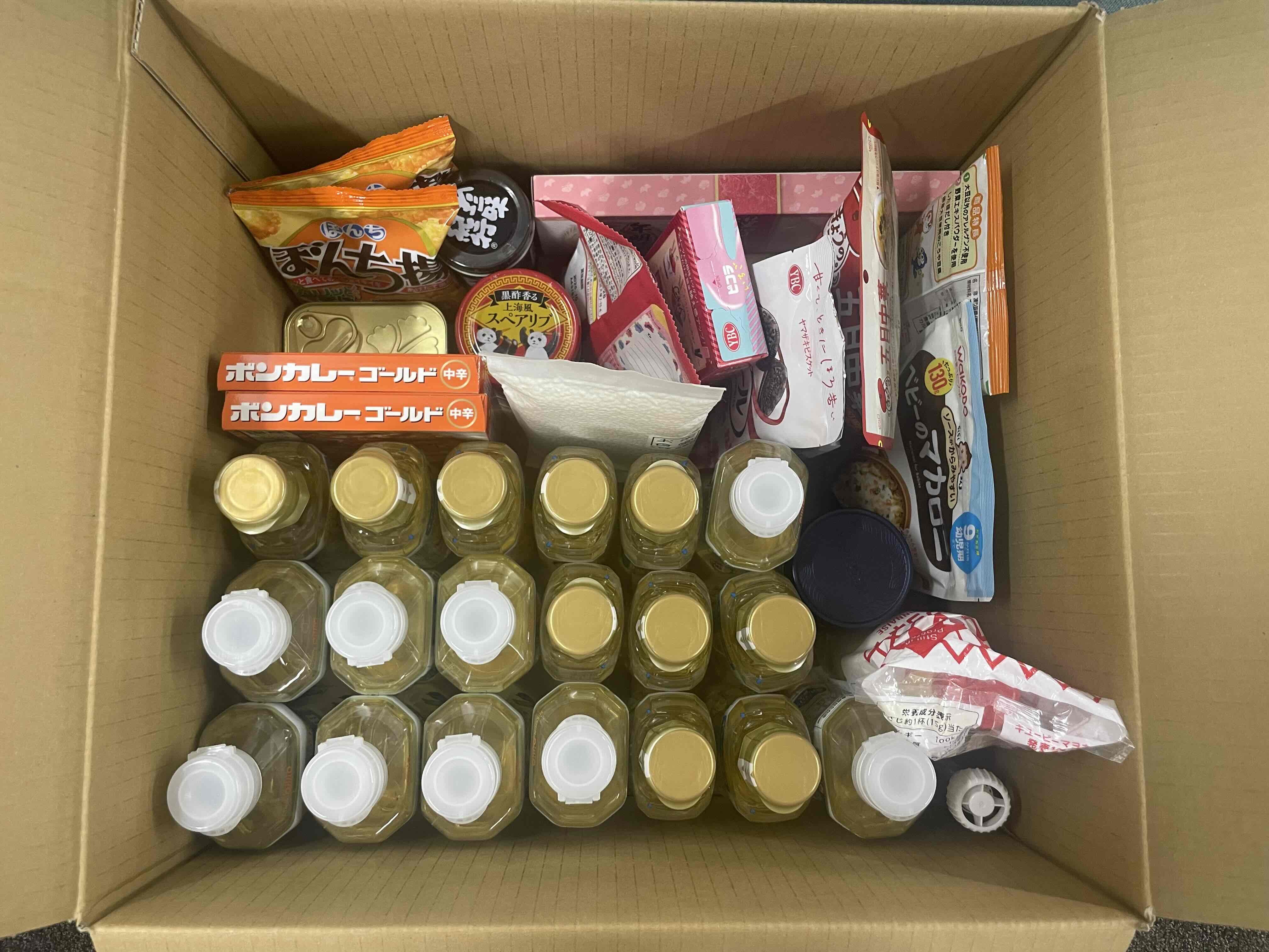 フードドライブ食品