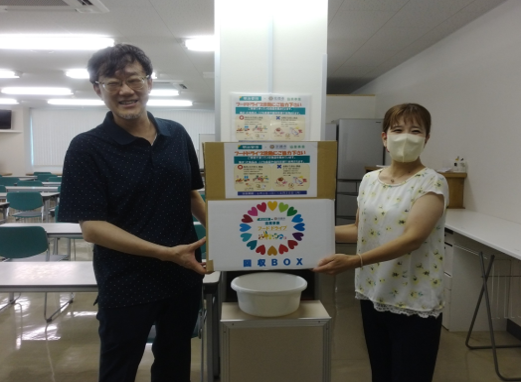 事業者との写真