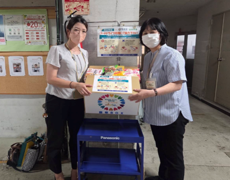 事業所との写真