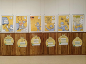 ごみかるた展の様子