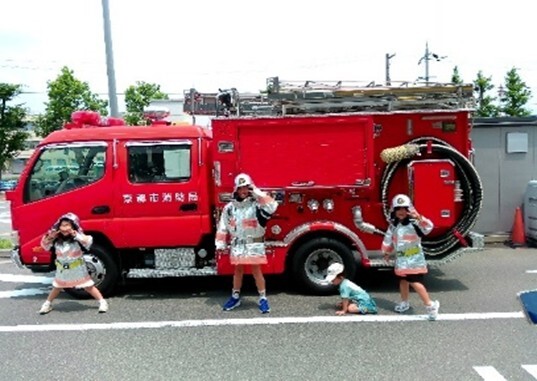 京都市消防局のブース