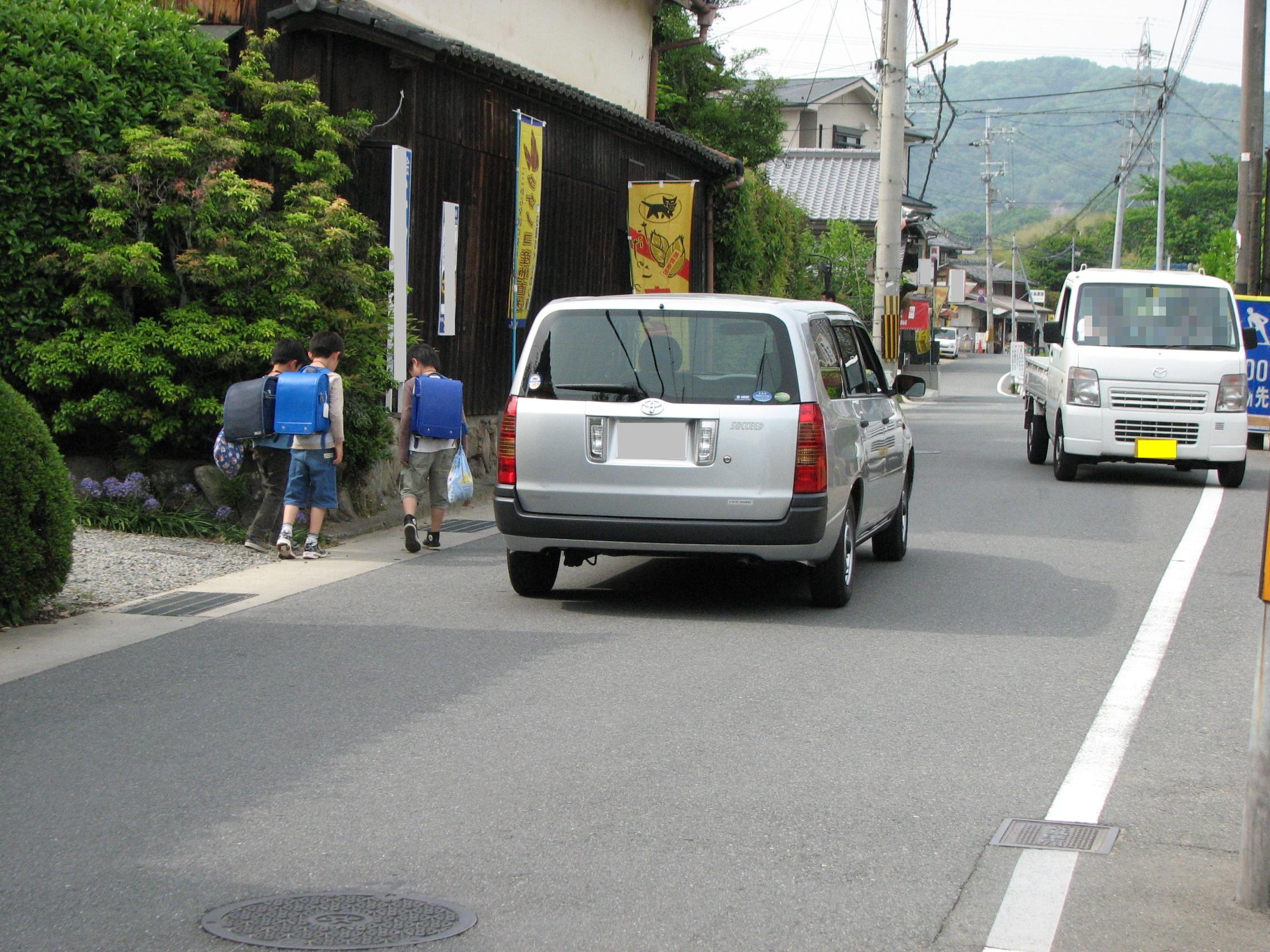 整備前の大山崎大枝線