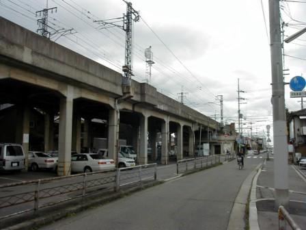 京都駅～東寺駅間