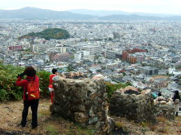 左大文字山から市内を望む写真