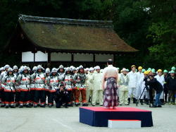 上賀茂神社宮司のごあいさつの写真