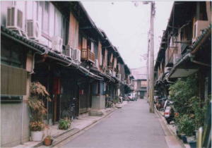 柏野の町並みの写真