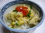 枝豆ご飯のしらす丼の写真
