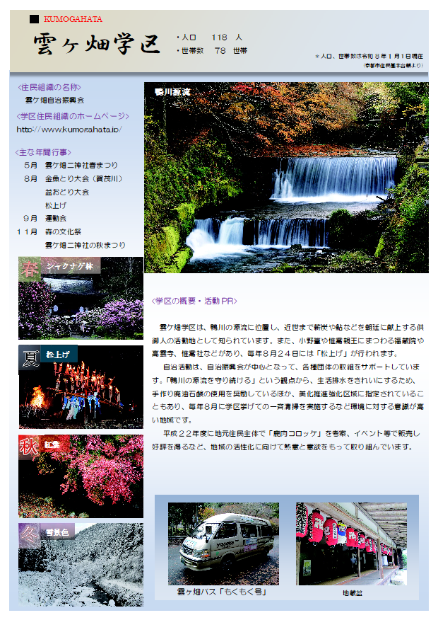 雲ケ畑学区